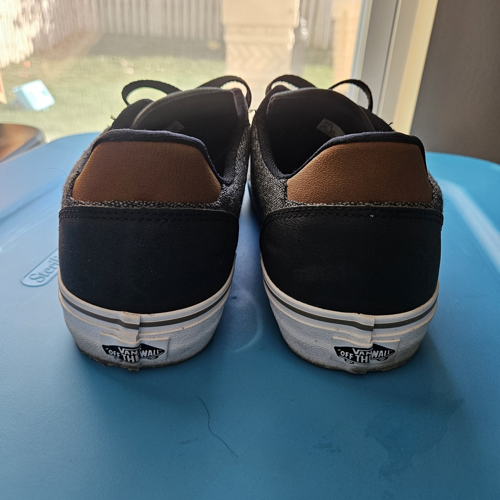 Vans Black and Brown Men's Sneakers - Picture 10 of 13